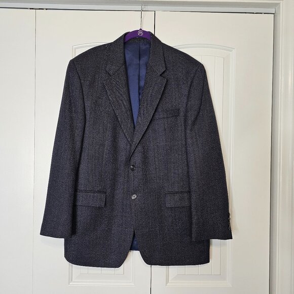 Men's Lauren Ralph Lauren Herringbone Lambs' Wool Blazer Sport Coat Size 42R - Picture 1 of 10